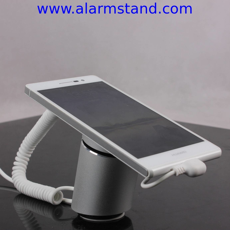 COMER anti-theft alarm cable locking devices for check out counter display stand for type c cellphone