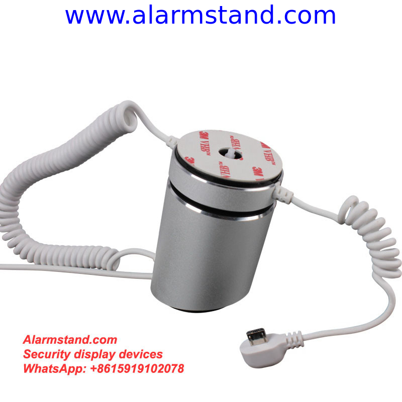 COMER Hot sales anti-theft alarm mobile phone display security stand with alarm sensor cord