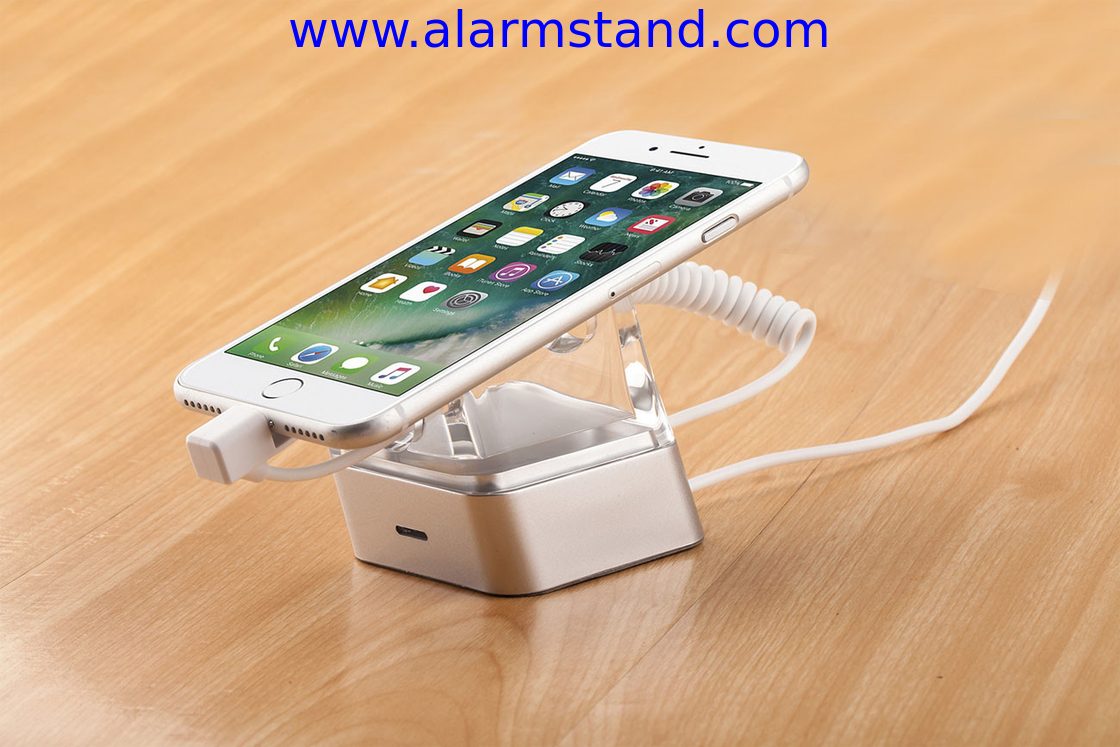 COMER cable lock devices Anti-theft smartphone alarm acrylic stands security table display stands for ipad
