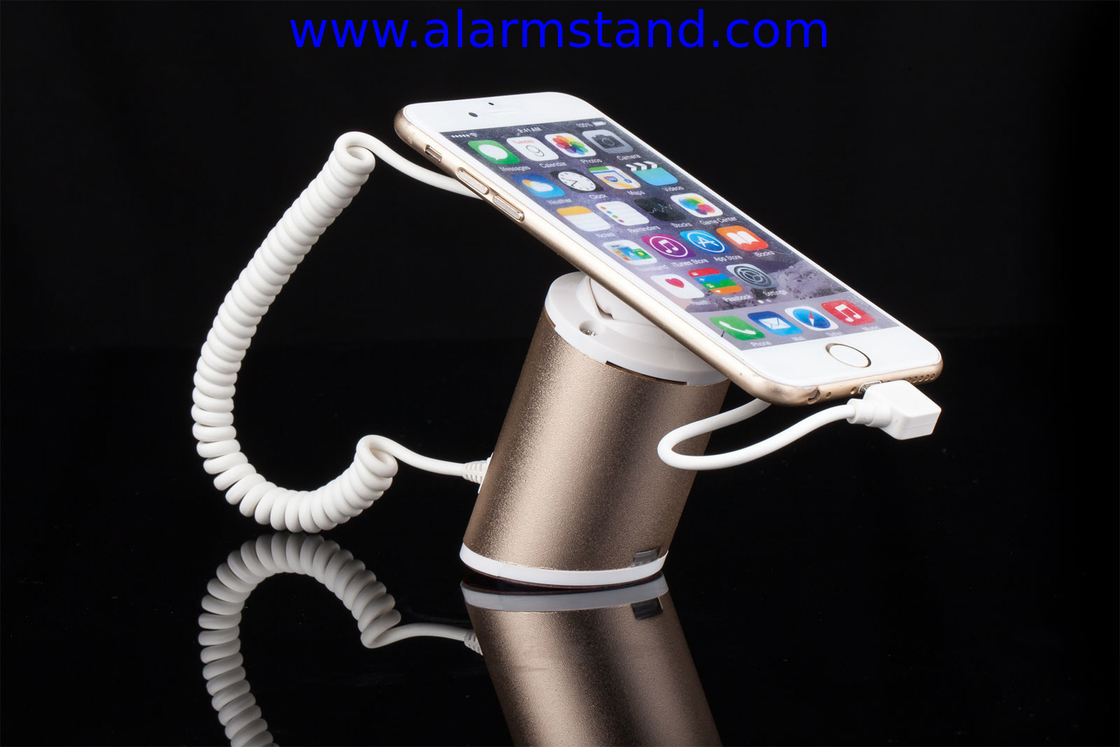 COMER anti-theft displays for mobile phone with gripper alarm sensor locking