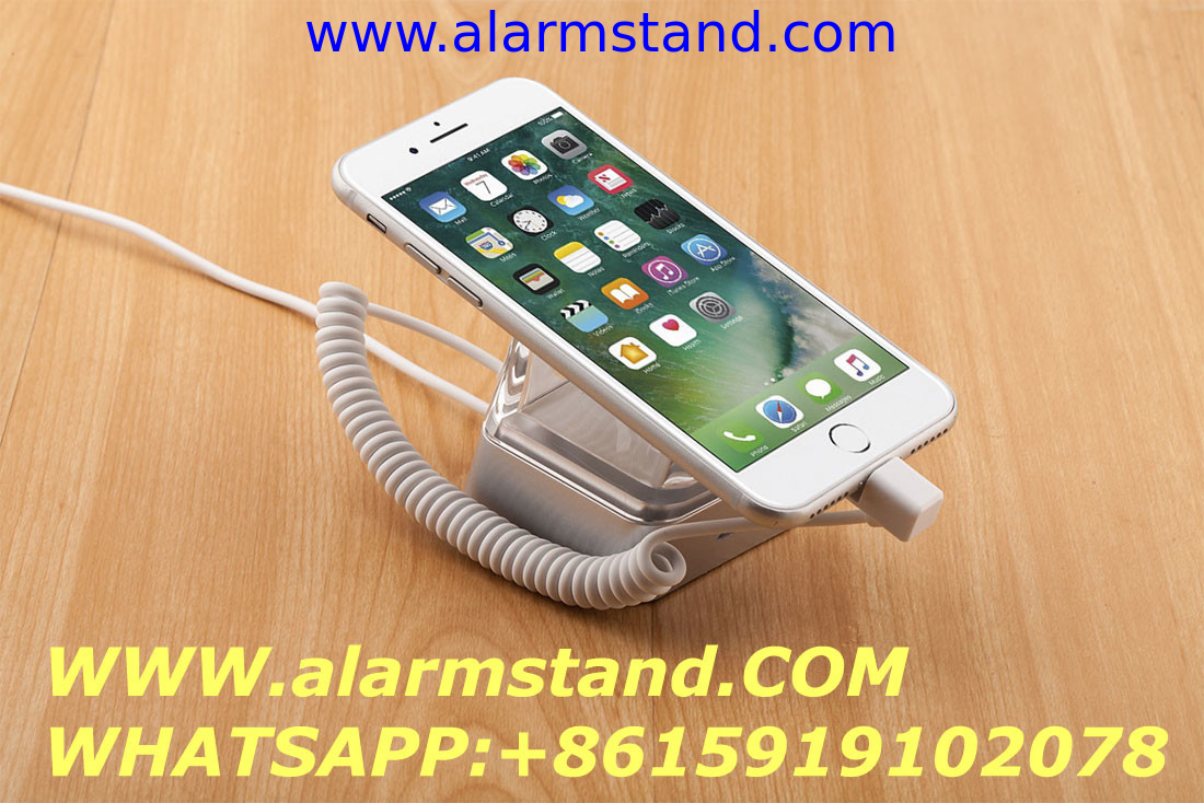 COMER anti-theft cable lock acrylic security display holder for handphones retail stores