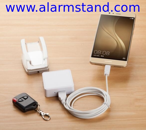 COMER anti-lost security alarm display cellphone charger stand holder for retail stores