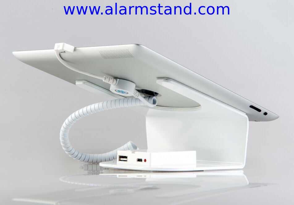 COMER anti-theft cable locking devices Retail open display security solution for tablet PC tabletop displays