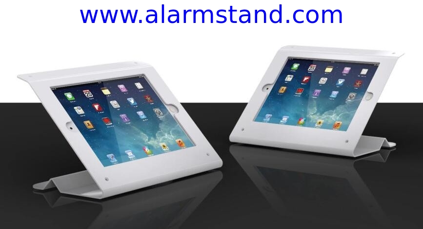 COMER anti theft lock tablet counter-top display mounted 360 degree rotating tablet stand for digital retail stores